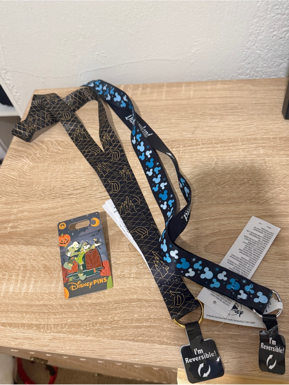 NWT Disney Parks Pin & Lanyard Bundle